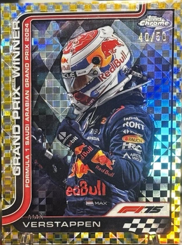 Max Verstappen [Gold Checker Flag Refractor] #94