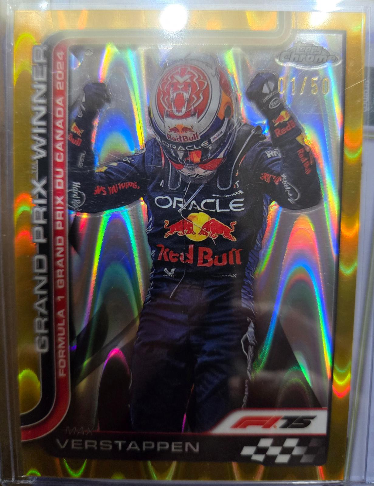 Max Verstappen [Gold RayWave Refractor] #101