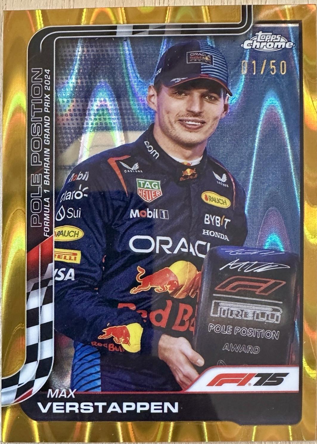 Max Verstappen [Gold RayWave Refractor] #117