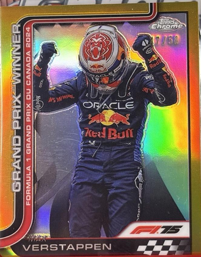 Max Verstappen [Gold Refractor] #101