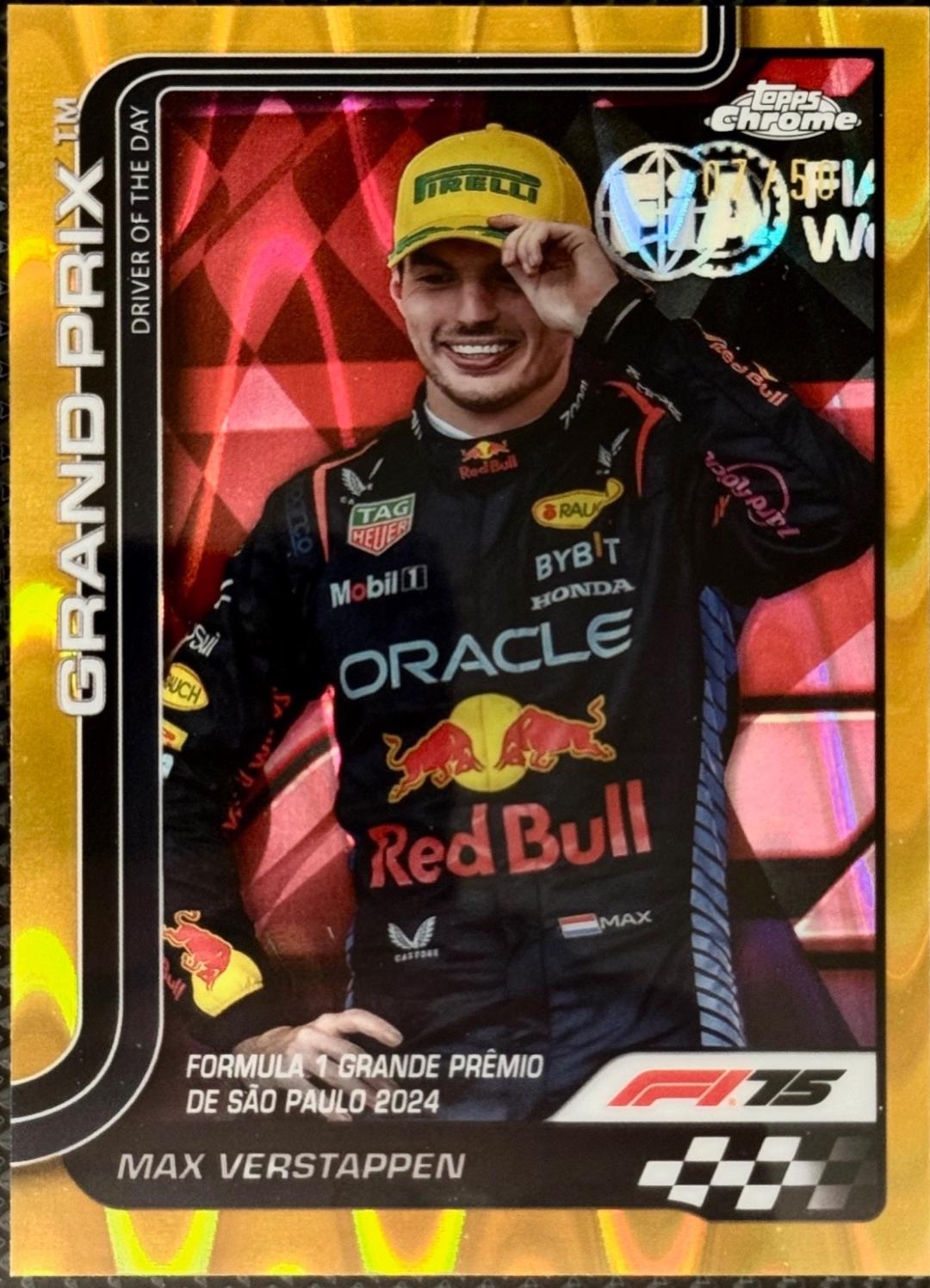 Max Verstappen [Gold Refractor] #142