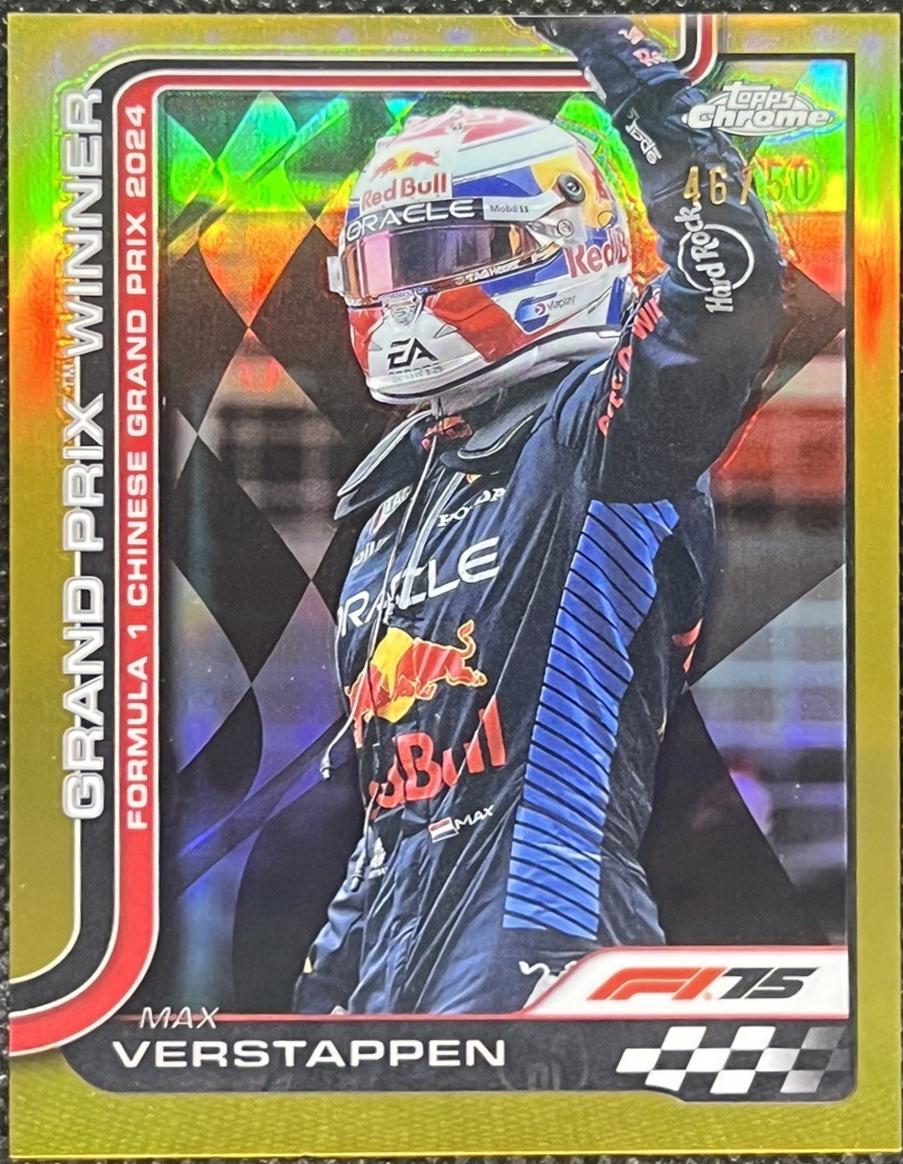 Max Verstappen [Gold Refractor] #97