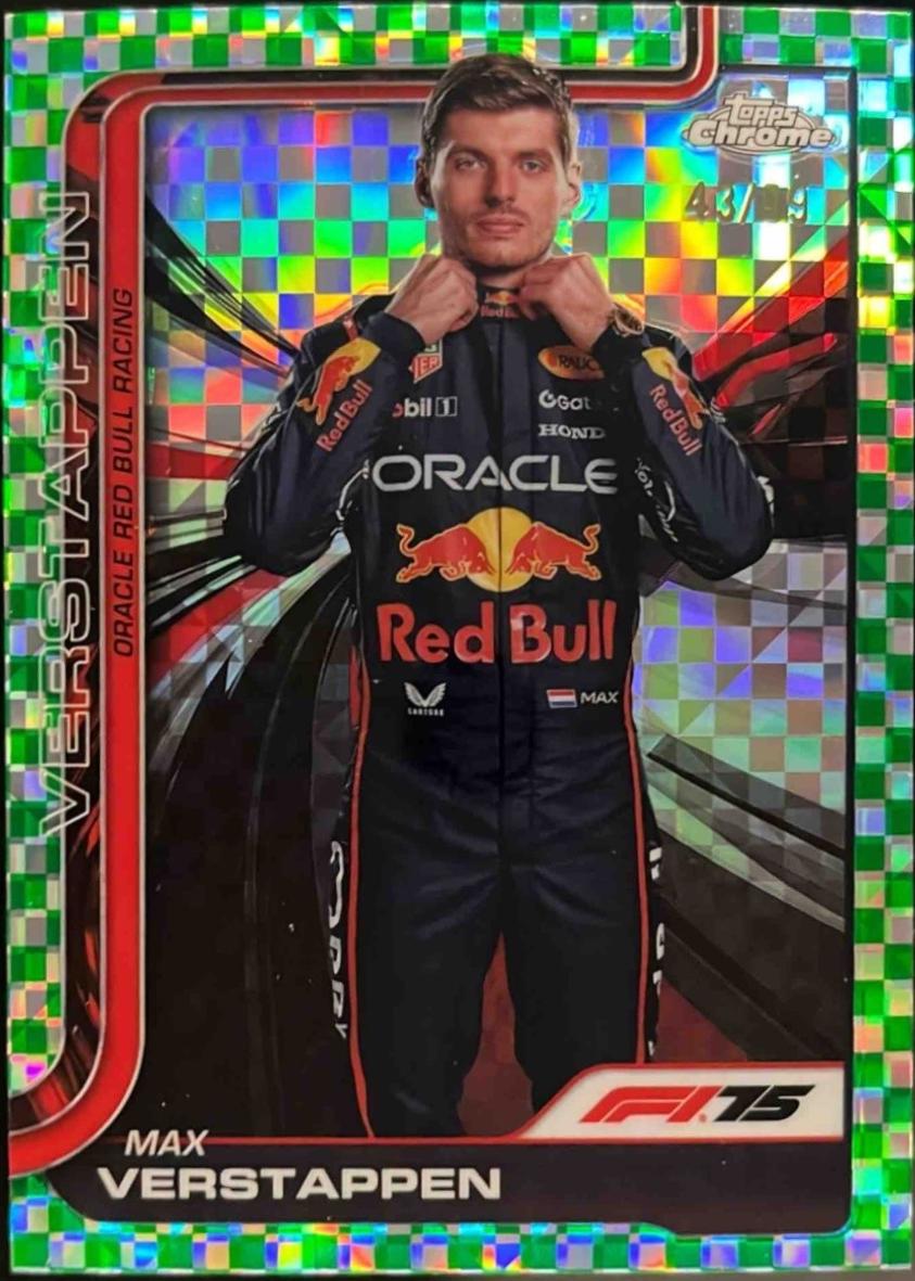 Max Verstappen [Green Checker Flag Refractor] #1