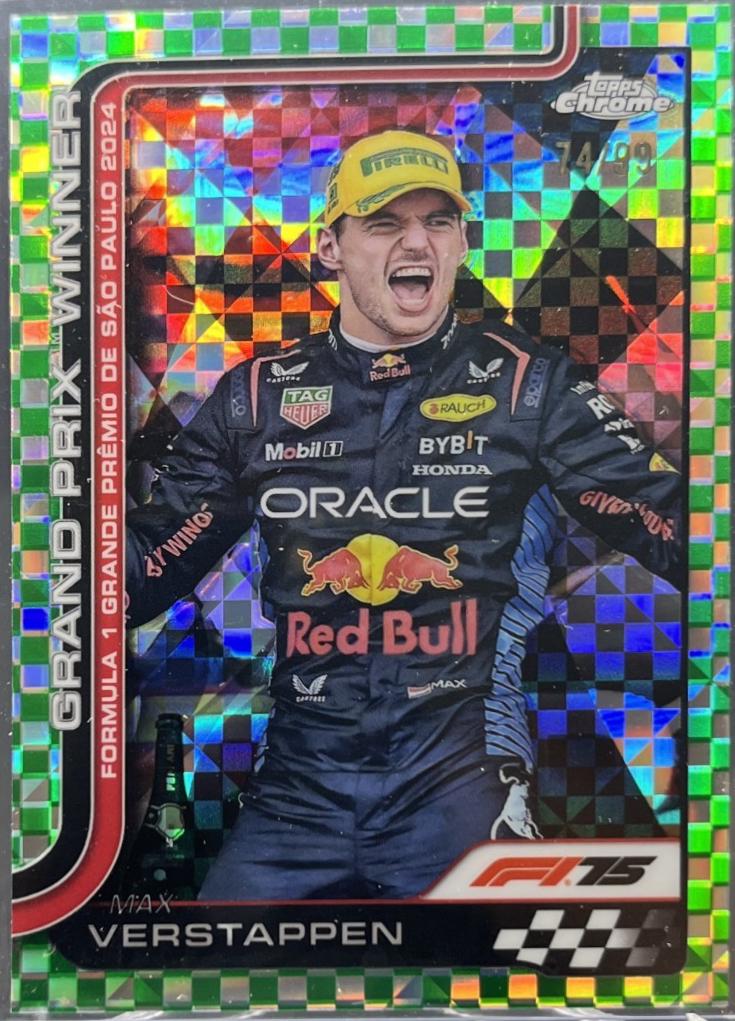Max Verstappen [Green Checker Flag Refractor] #113