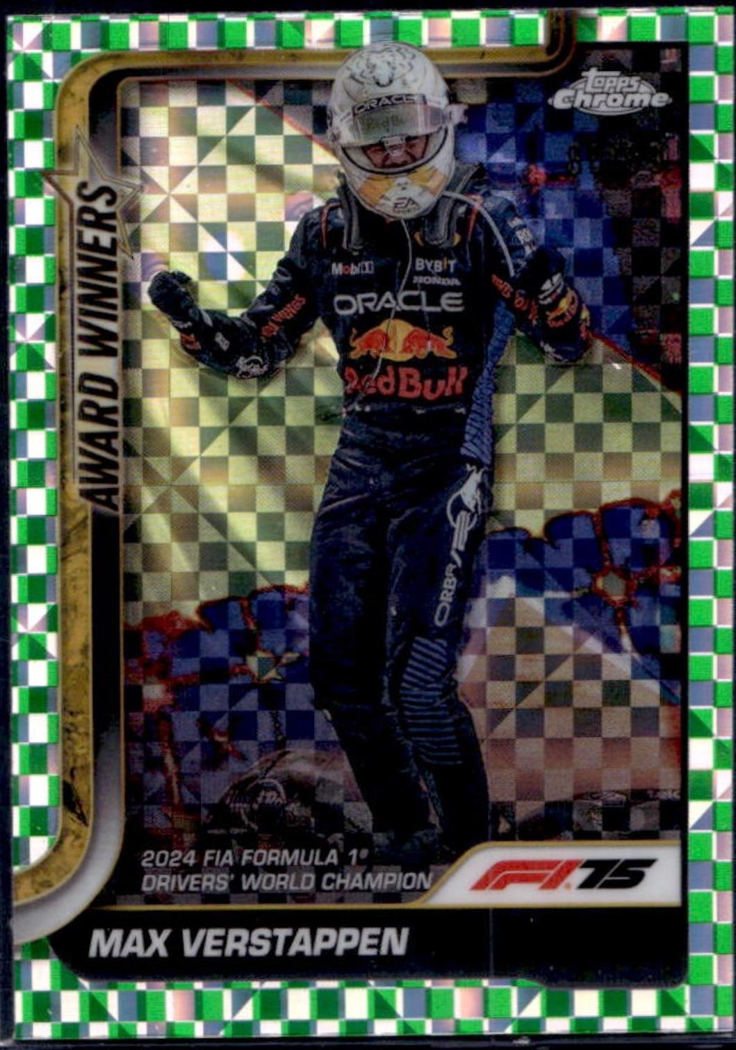 Max Verstappen [Green Checker Flag Refractor] #99