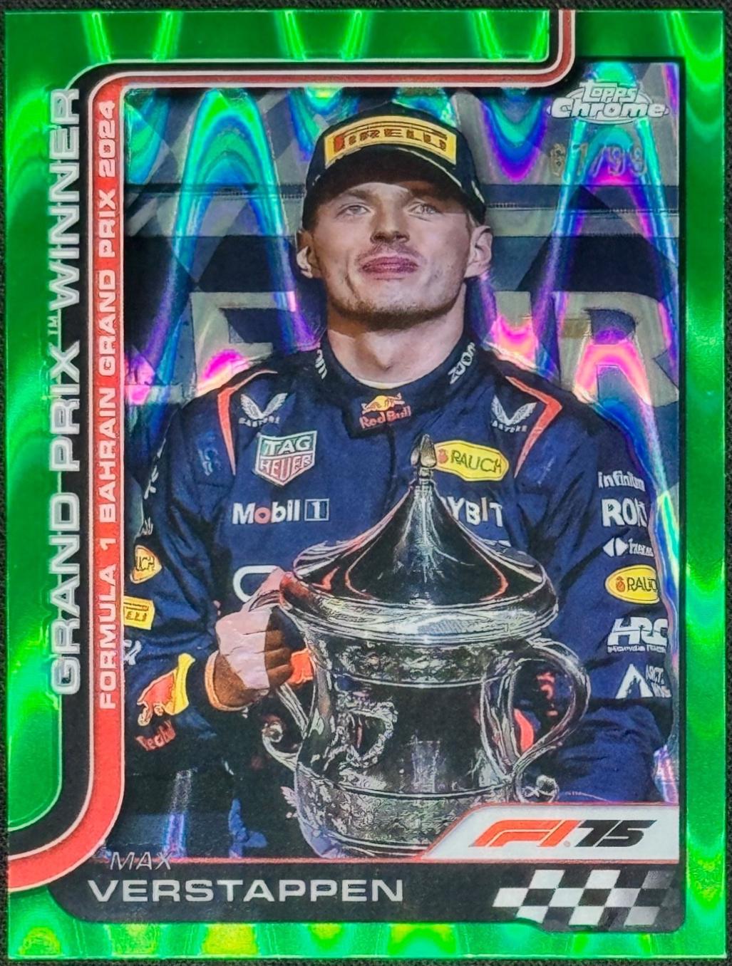Max Verstappen [Green RayWave Refractor] #93