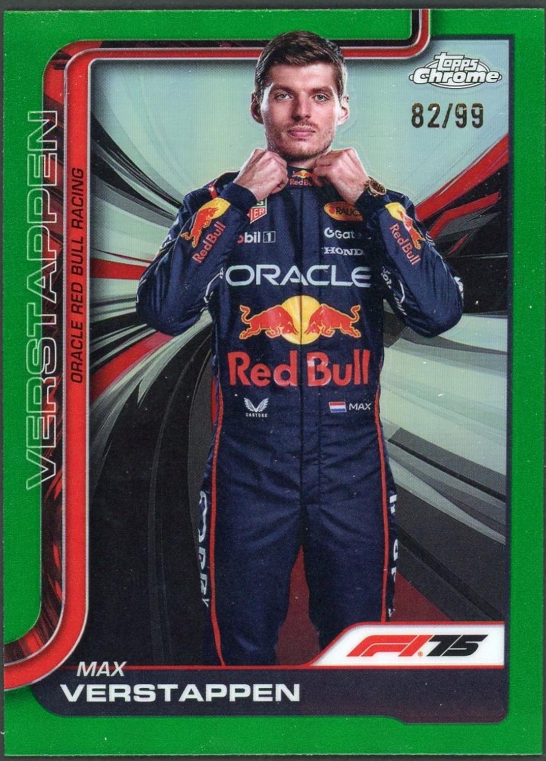 Max Verstappen [Green Refractor] #99
