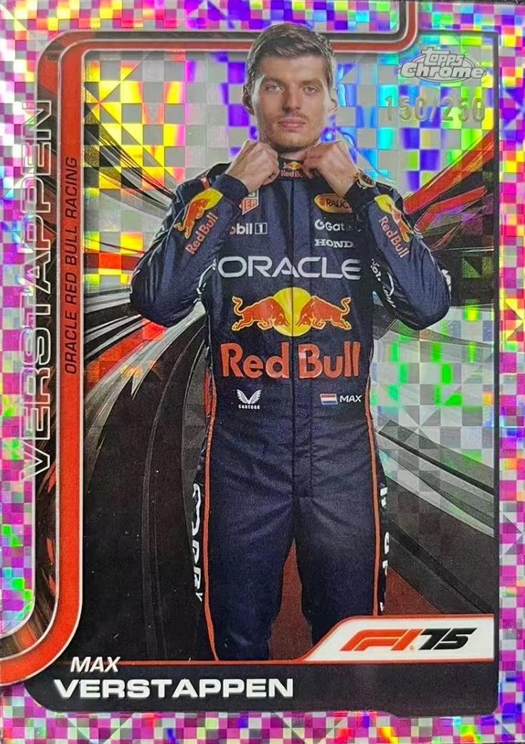 Max Verstappen [Pink Checker Flag Refractor] #1