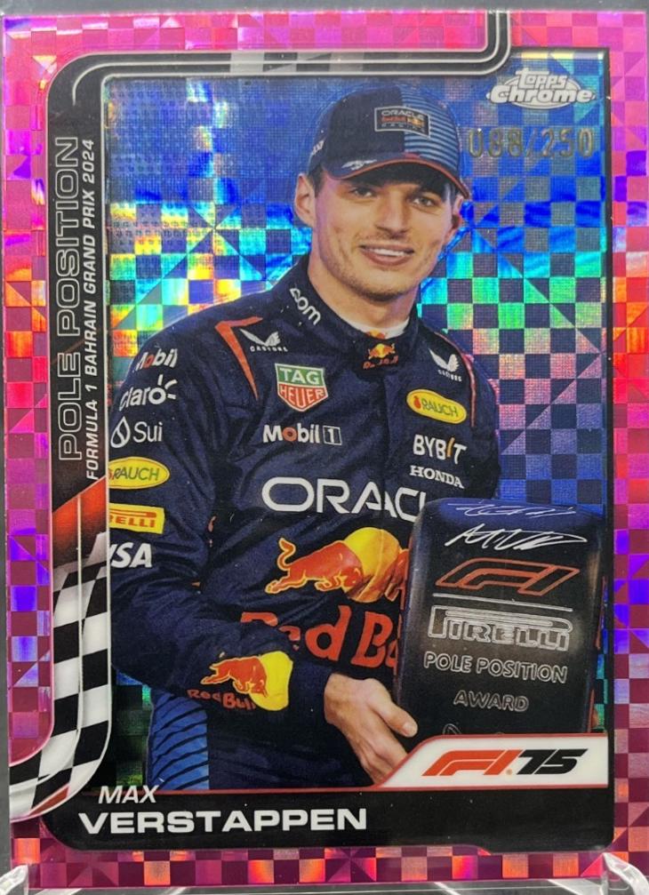 Max Verstappen [Pink Checker Flag Refractor] #117