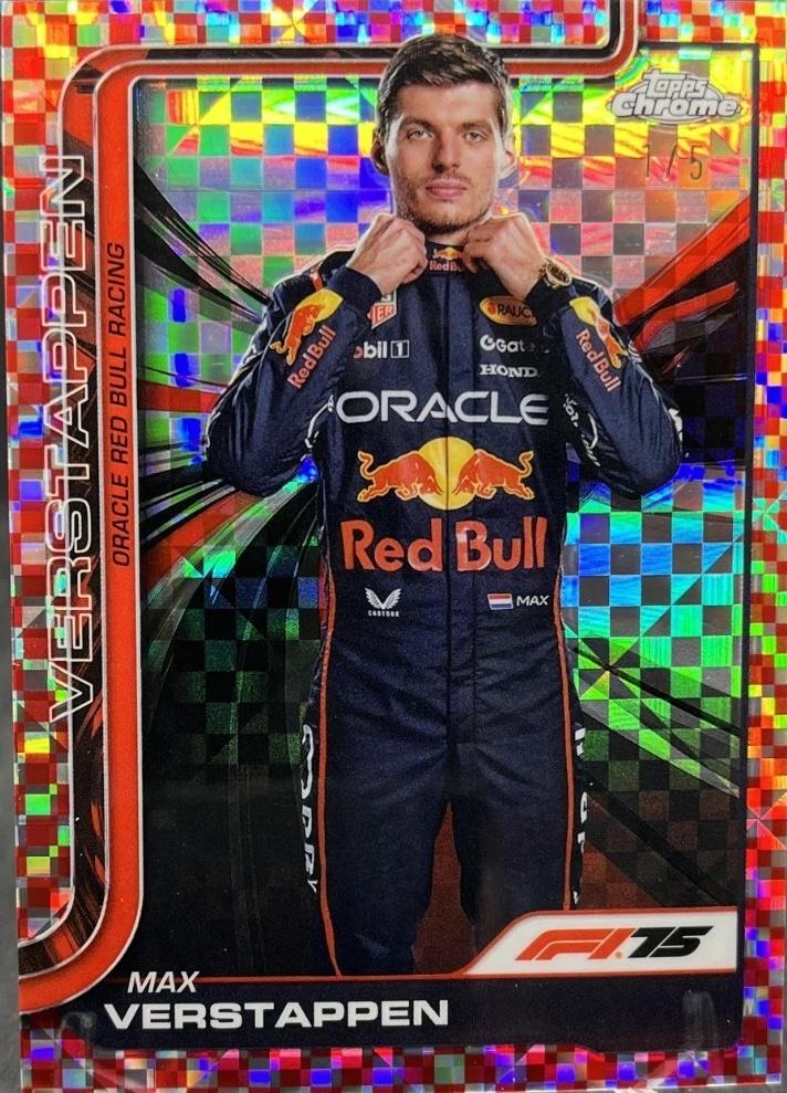 Max Verstappen [Red Checker Flag Refractor] #1