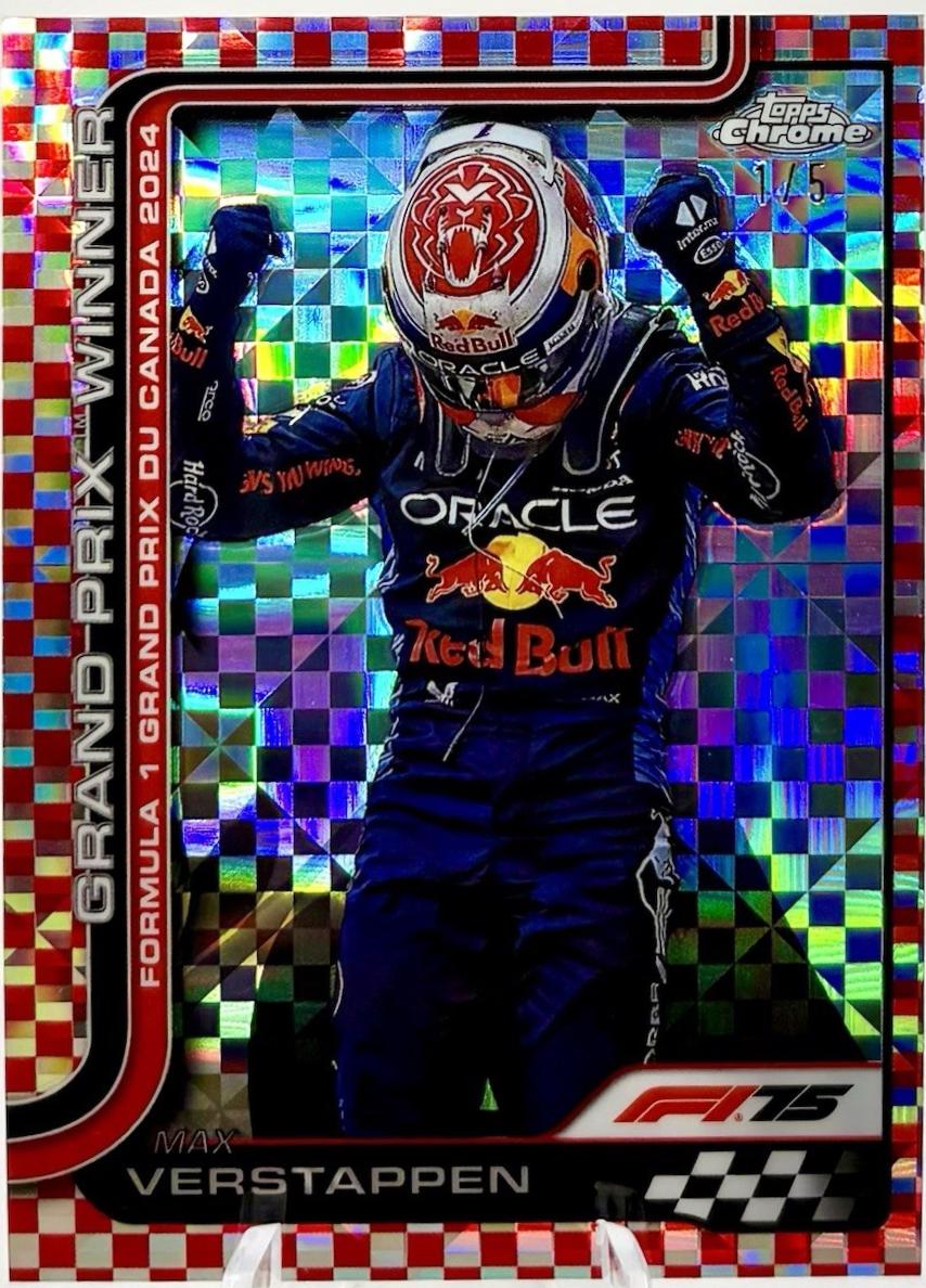 Max Verstappen [Red Checker Flag Refractor] #101