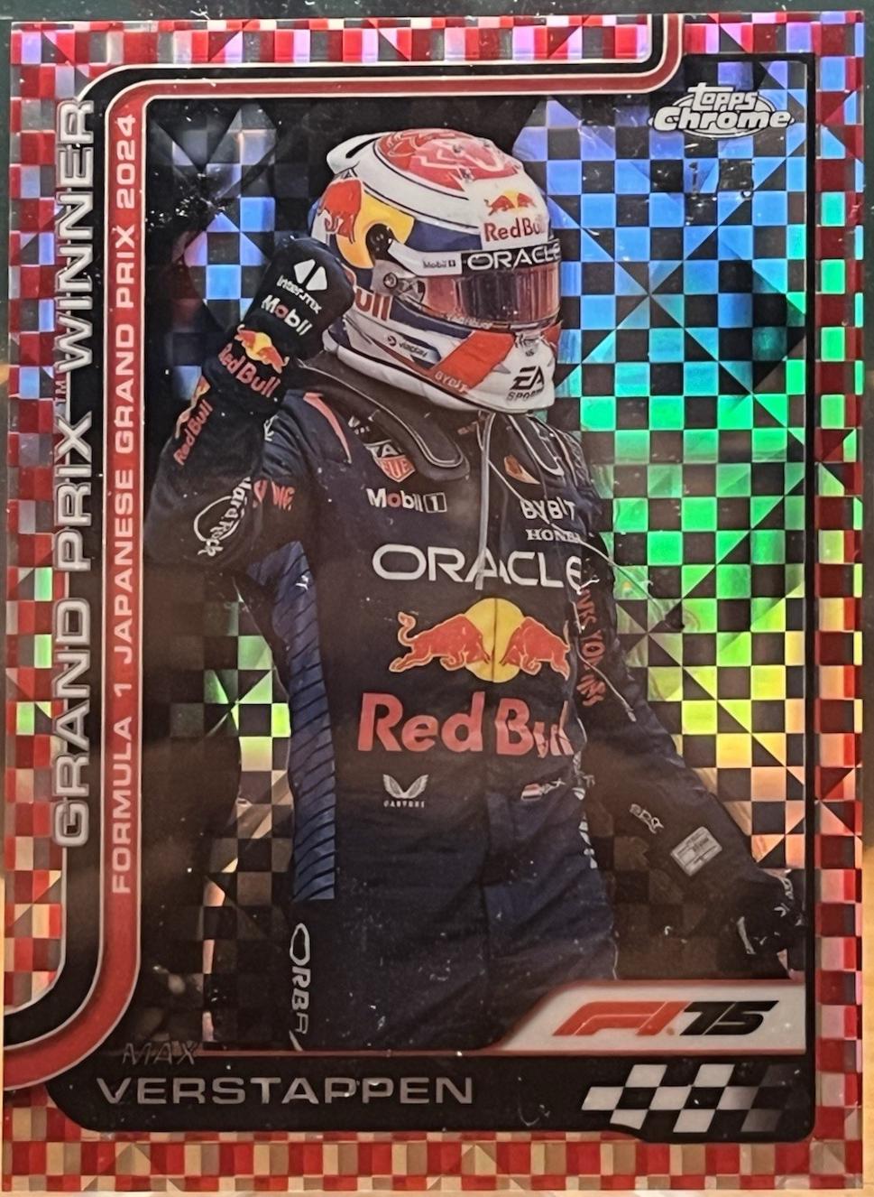 Max Verstappen [Red Checker Flag Refractor] #96