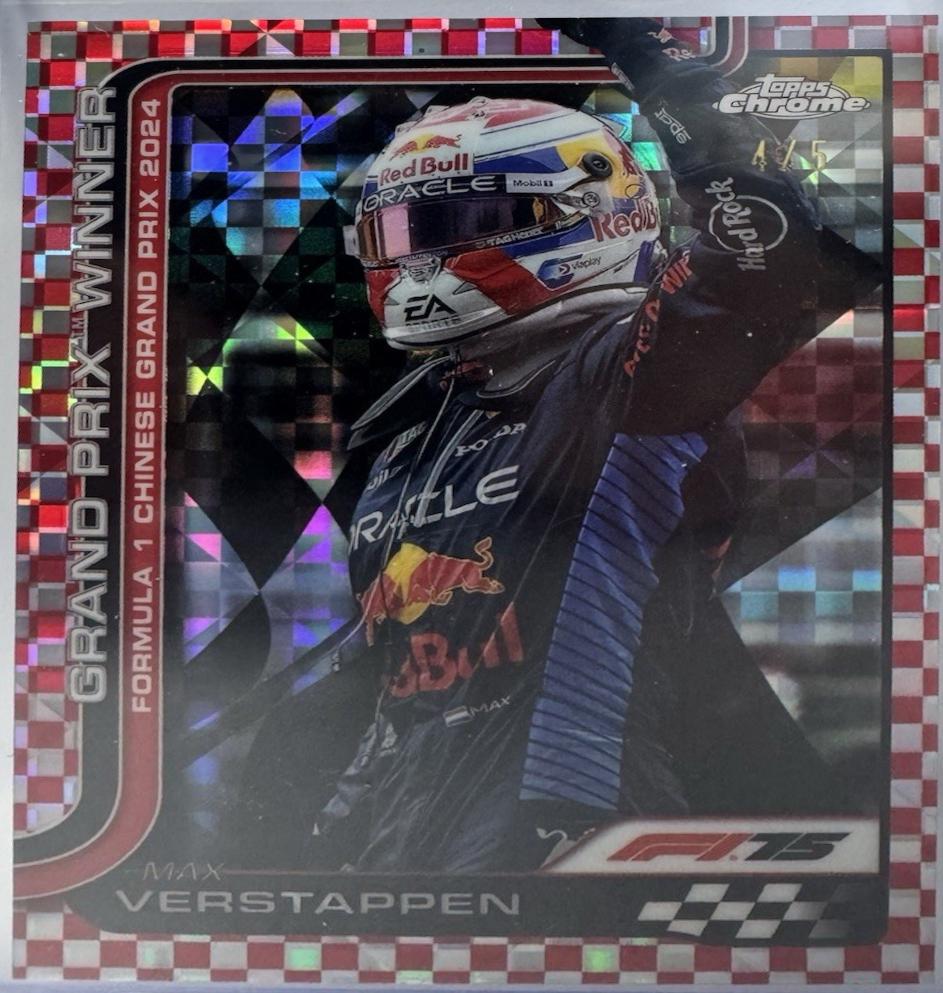 Max Verstappen [Red Checker Flag Refractor] #97