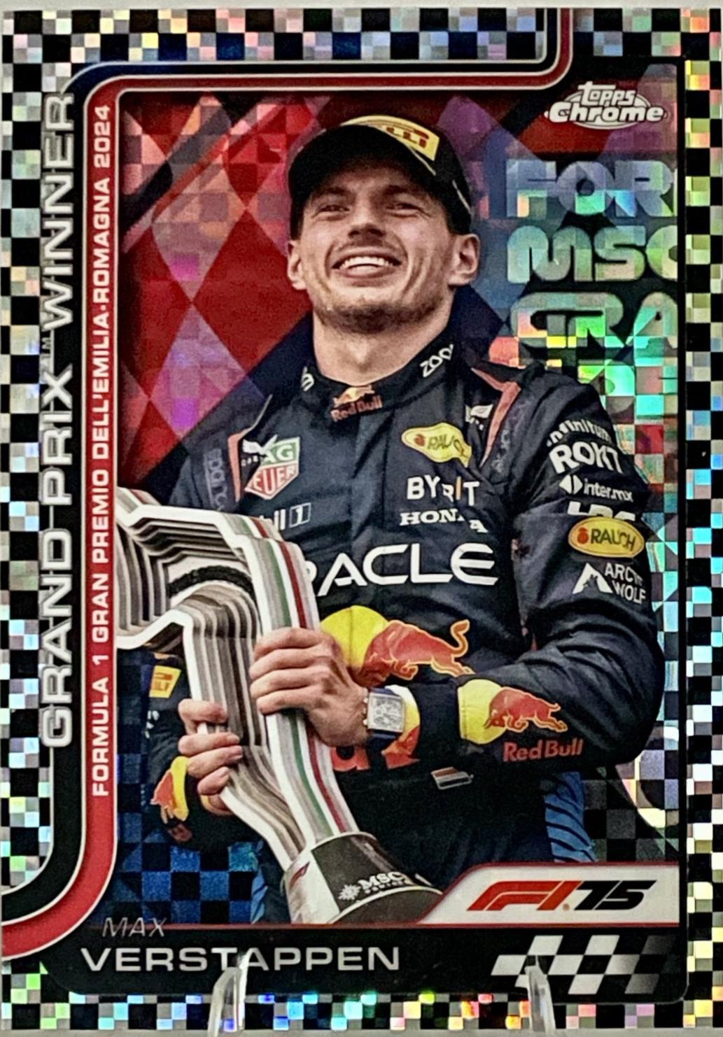 Max Verstappen [Red Checker Flag Refractor] #99