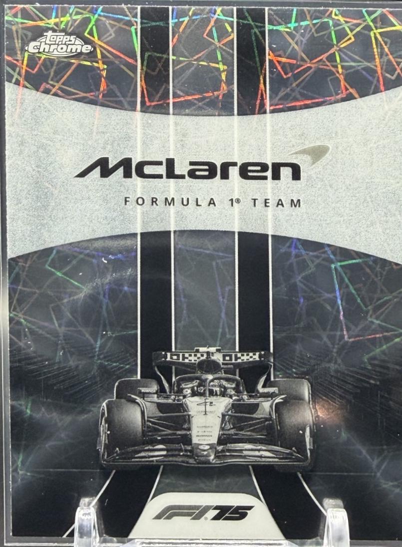 McLaren Formula 1 Team [Black White Lazer Refractor] #176