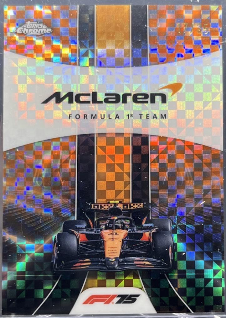 McLaren Formula 1 Team [Orange Checker Flag Refractor] #176
