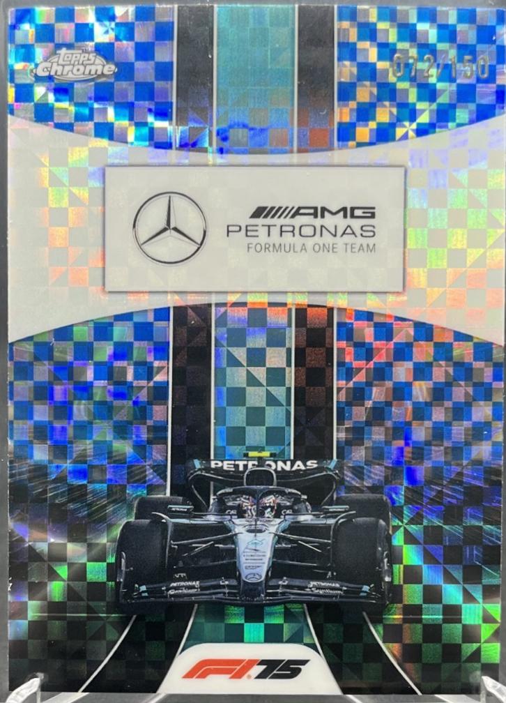 Mercedes-AMG PETRONAS [Blue Checker Flag Refractor] #177