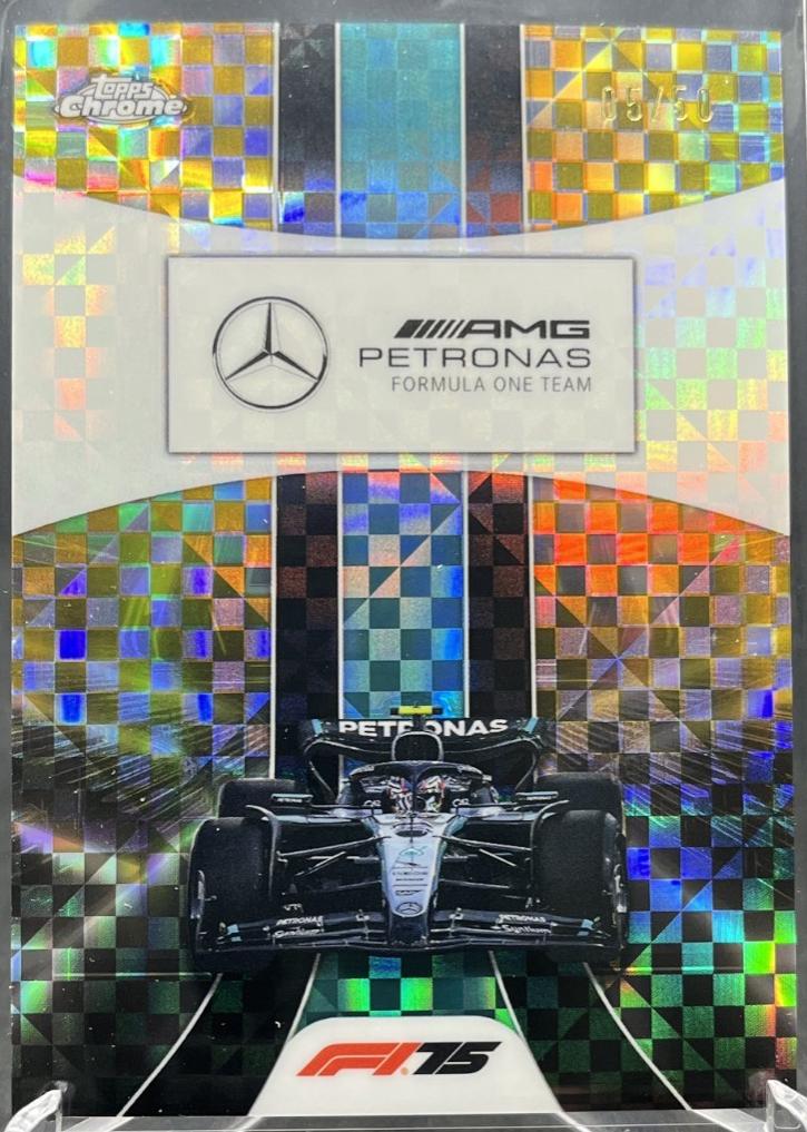 Mercedes-AMG PETRONAS [Gold Checker Flag Refractor] #177