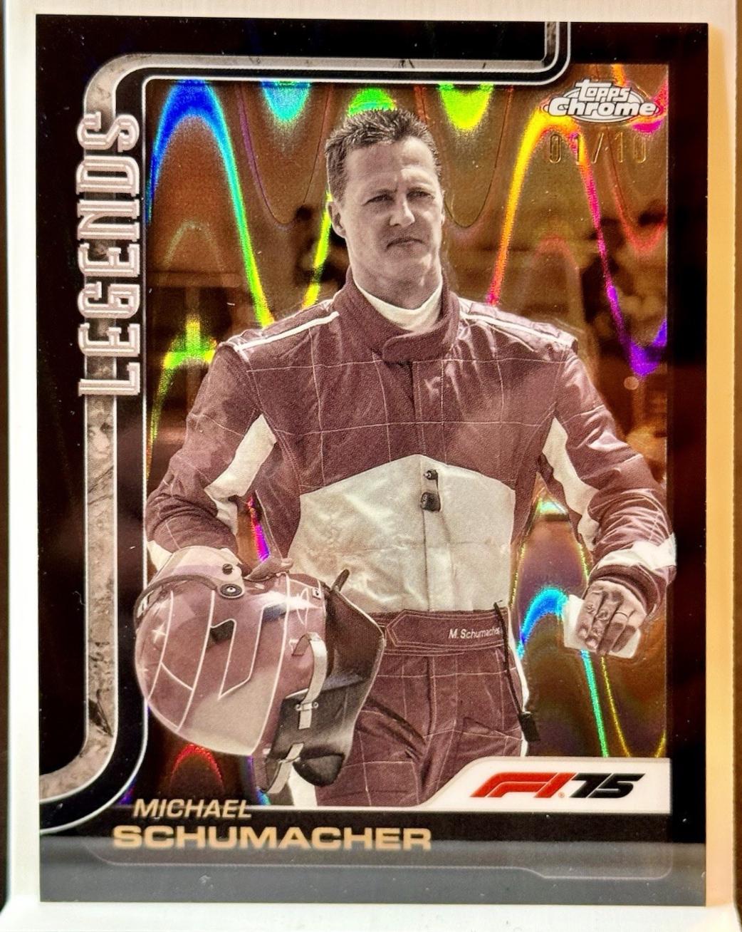 Michael Schumacher [Black RayWave Refractor] #158