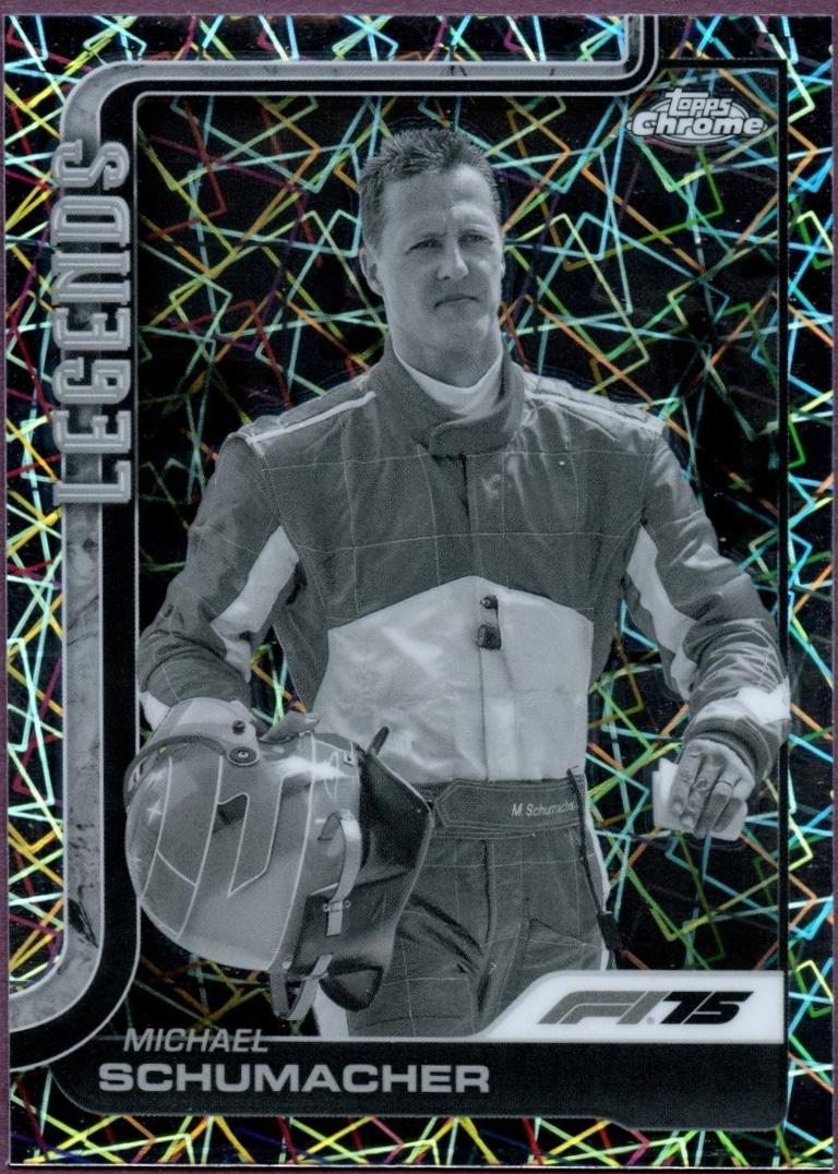 Michael Schumacher [Black White Lazer Refractor] #158