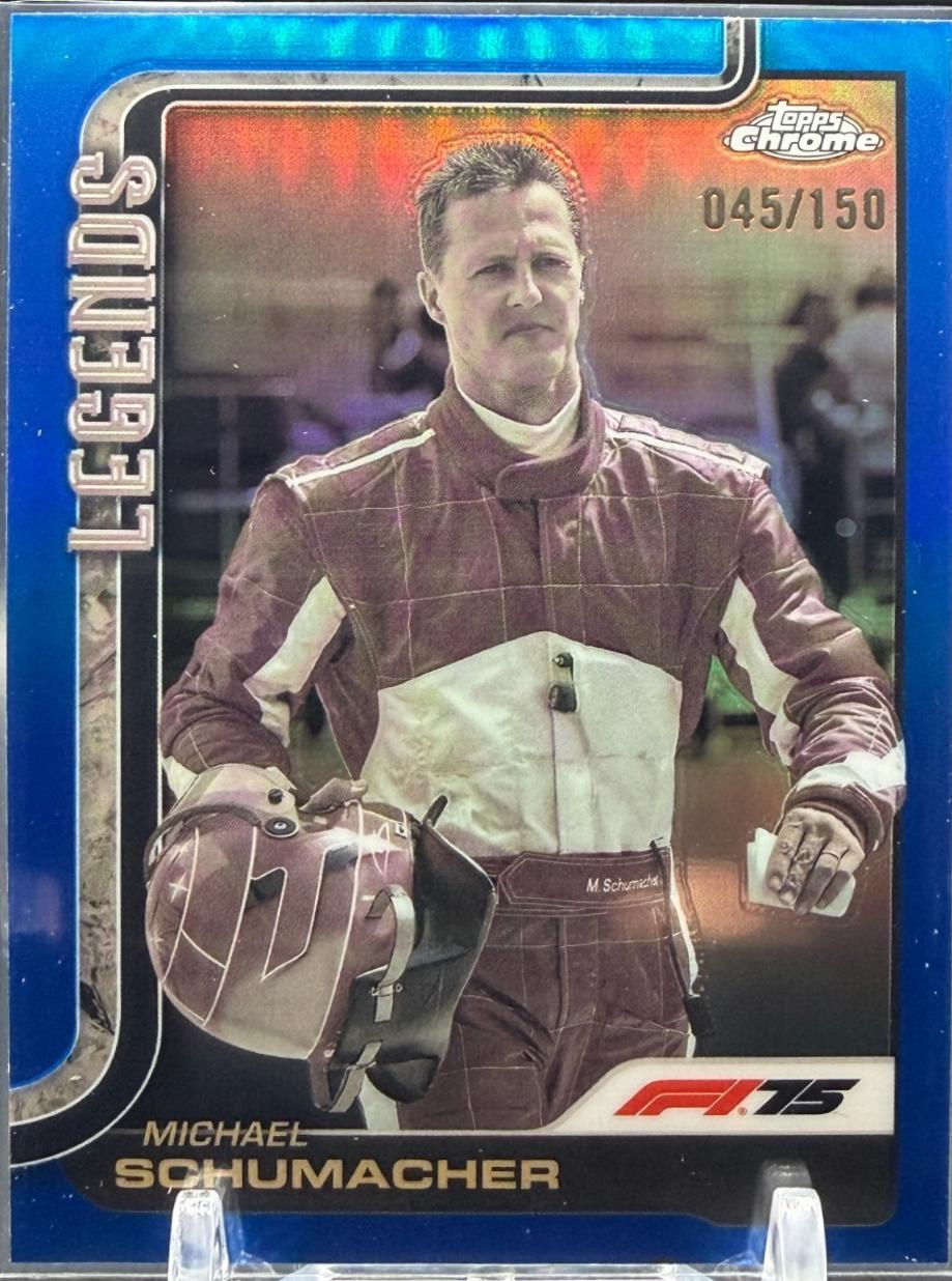 Michael Schumacher [Blue Refractor] #158