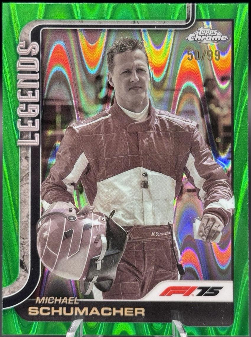 Michael Schumacher [Green RayWave Refractor] #158
