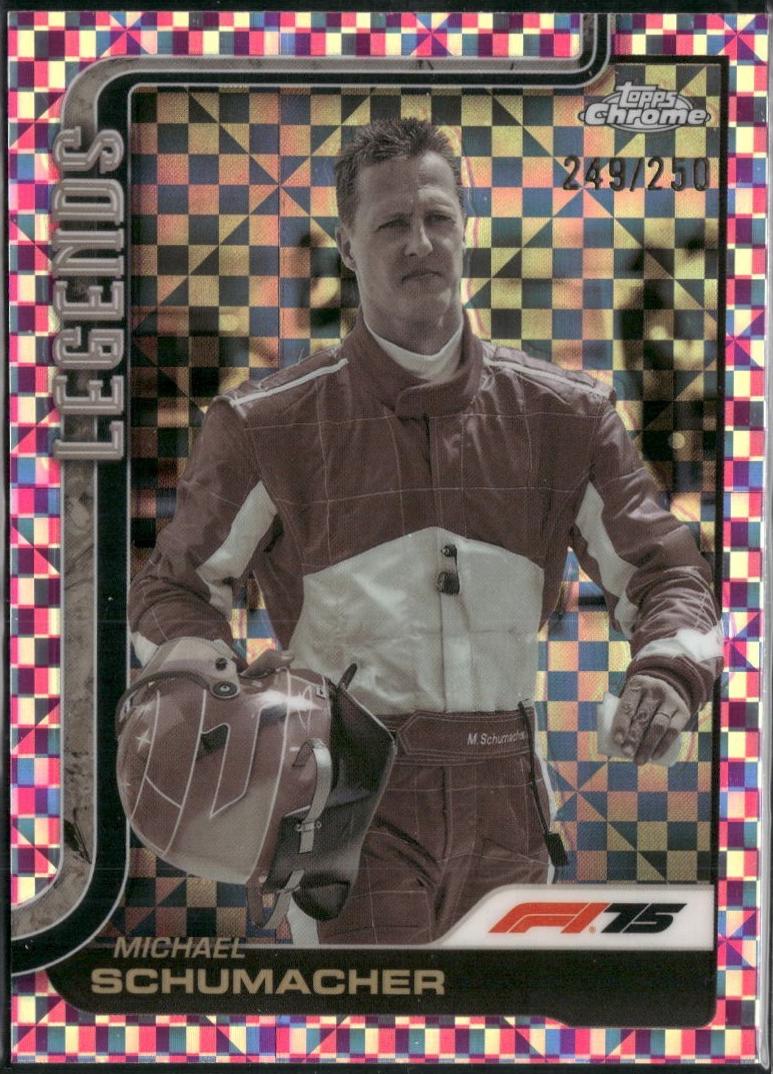 Michael Schumacher [Pink Checker Flag Refractor] #158