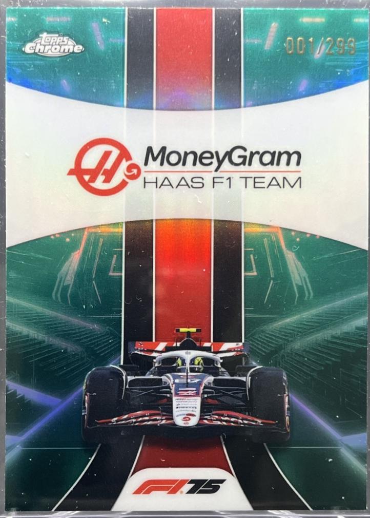 MoneyGram Haas F1 Team [Teal Refractor] #180