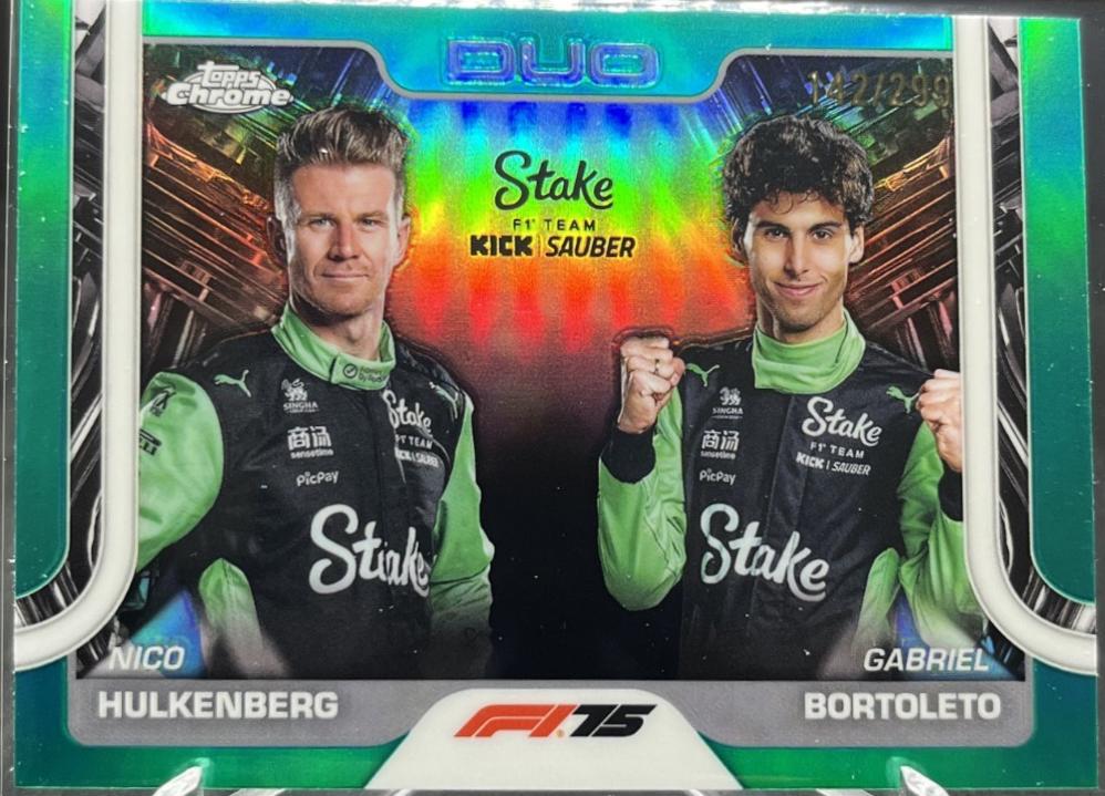 Nico Hulkenberg / Gabriel Bortoleto [Teal Refractor] #173