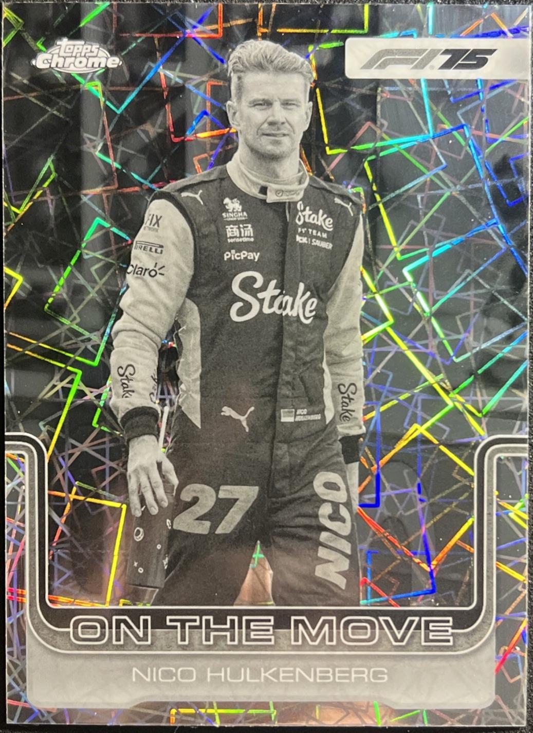 Nico Hulkenberg [Black White Lazer Refractor] #188