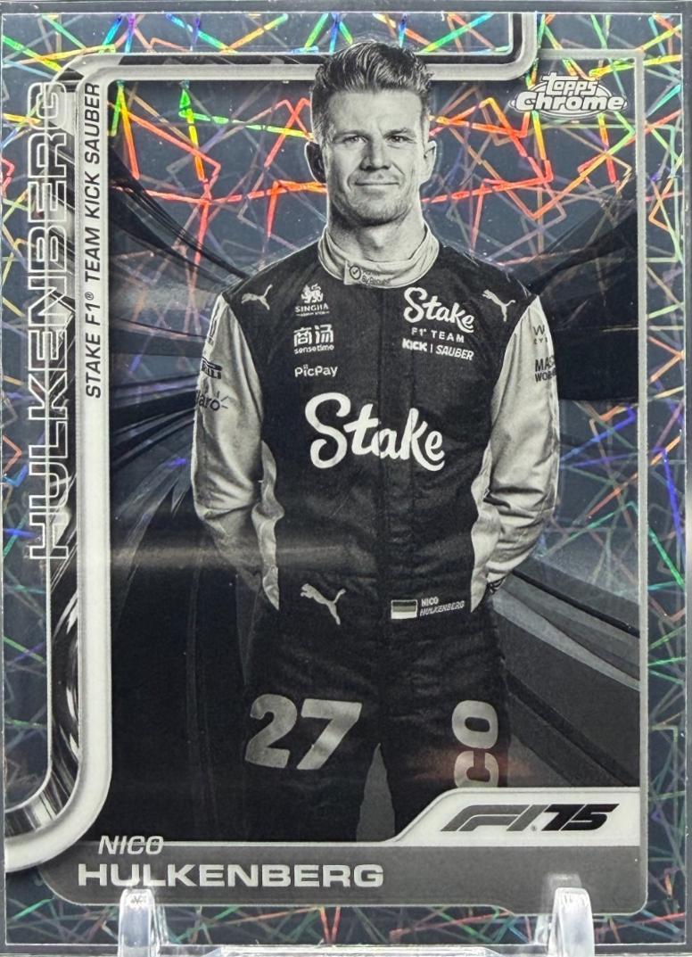 Nico Hulkenberg [Black White Lazer Refractor] #19