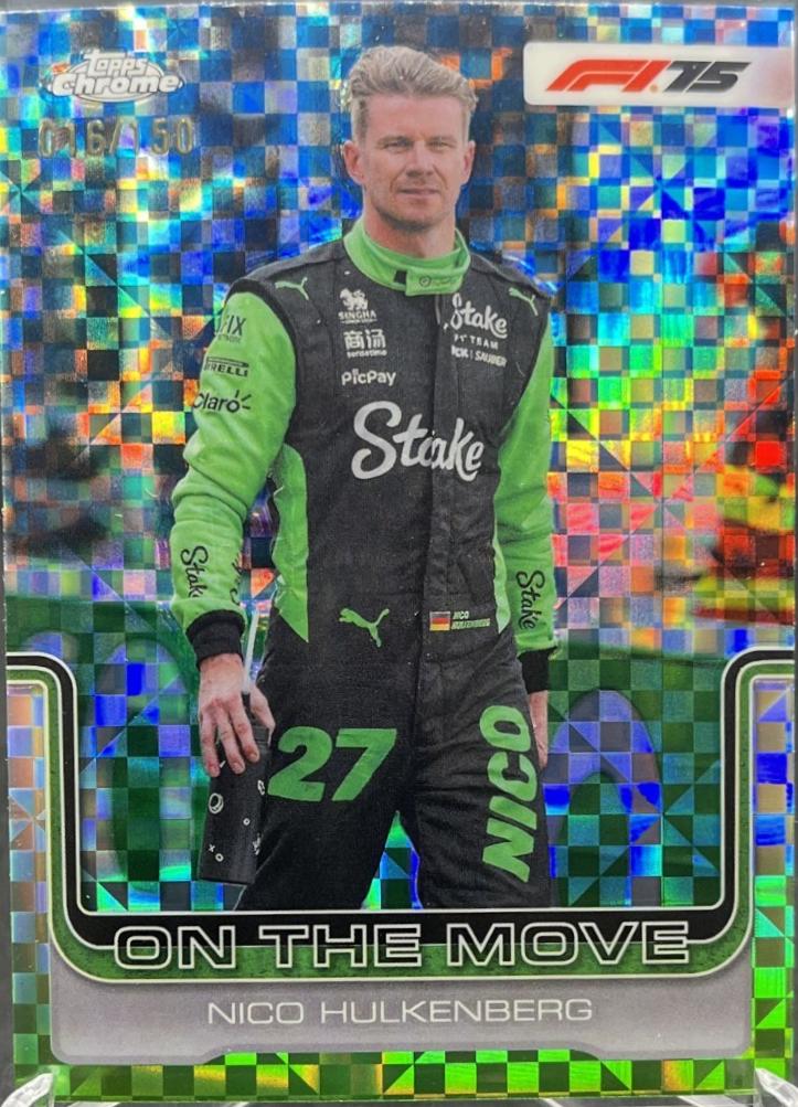 Nico Hulkenberg [Blue Checker Flag Refractor] #188