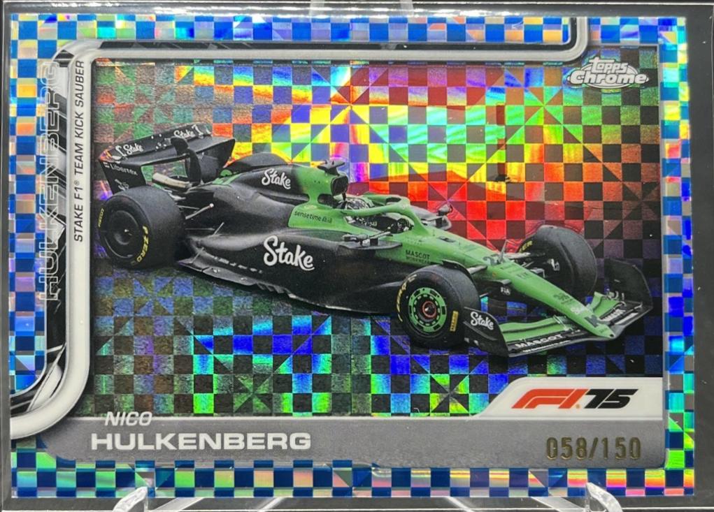 Nico Hulkenberg [Blue Checker Flag Refractor] #91