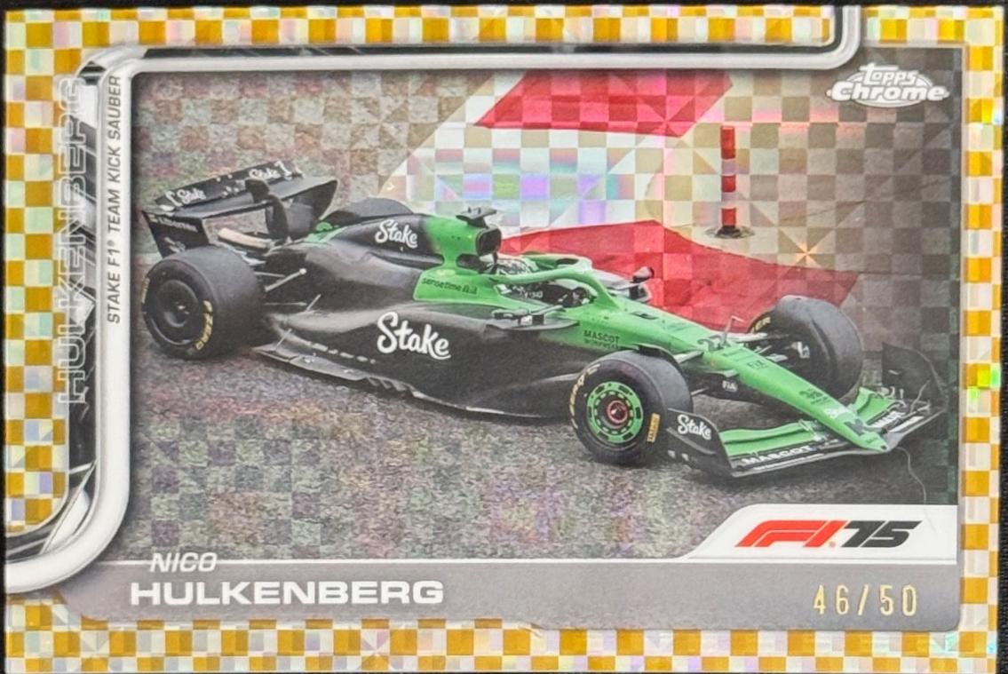 Nico Hulkenberg [Gold Checker Flag Refractor] #91