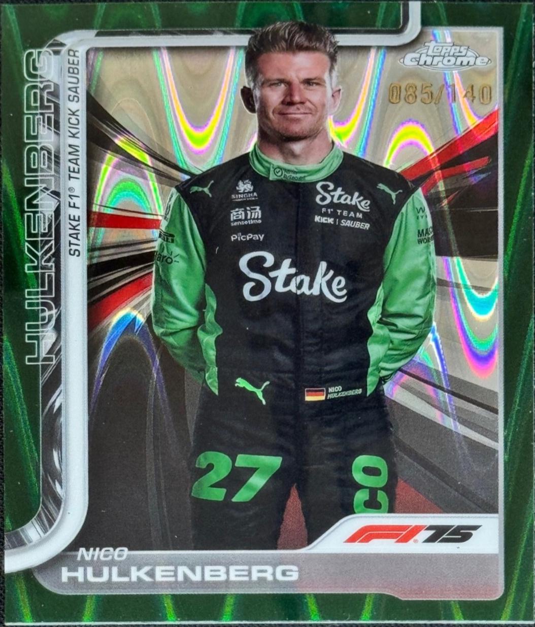 Nico Hulkenberg [Green RayWave Refractor] #19