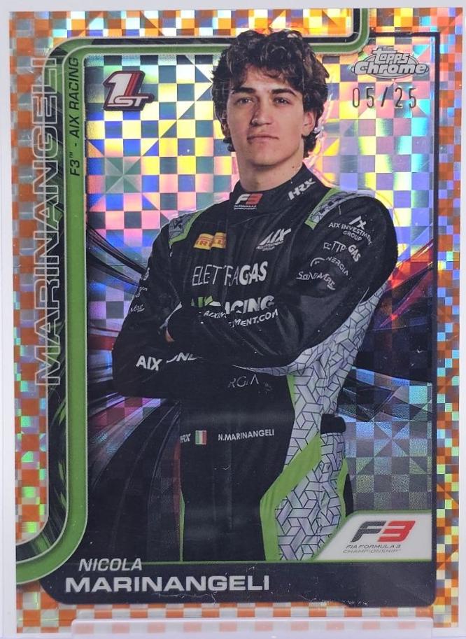 Nicola Marinangeli [Orange Checker Flag Refractor] #65