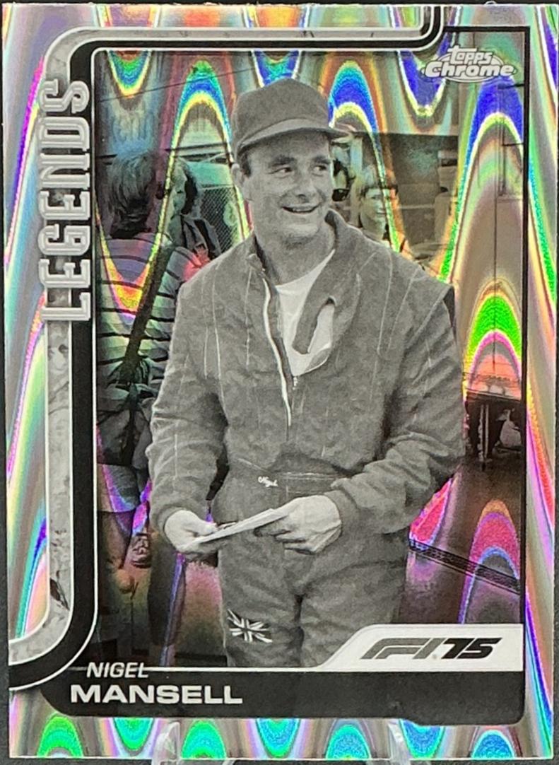 Nigel Mansell [Black White RayWave Refractor] #160