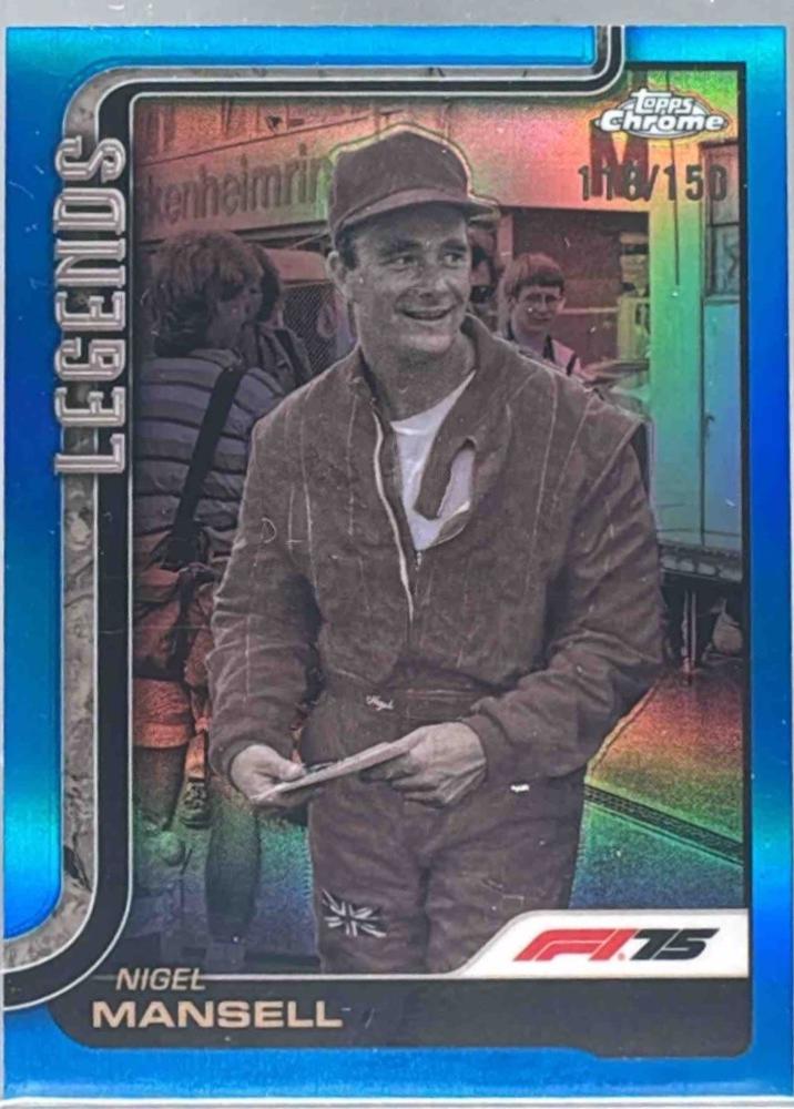 Nigel Mansell [Blue Refractor] #160