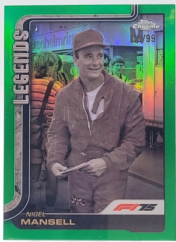 Nigel Mansell [Green Refractor] #160