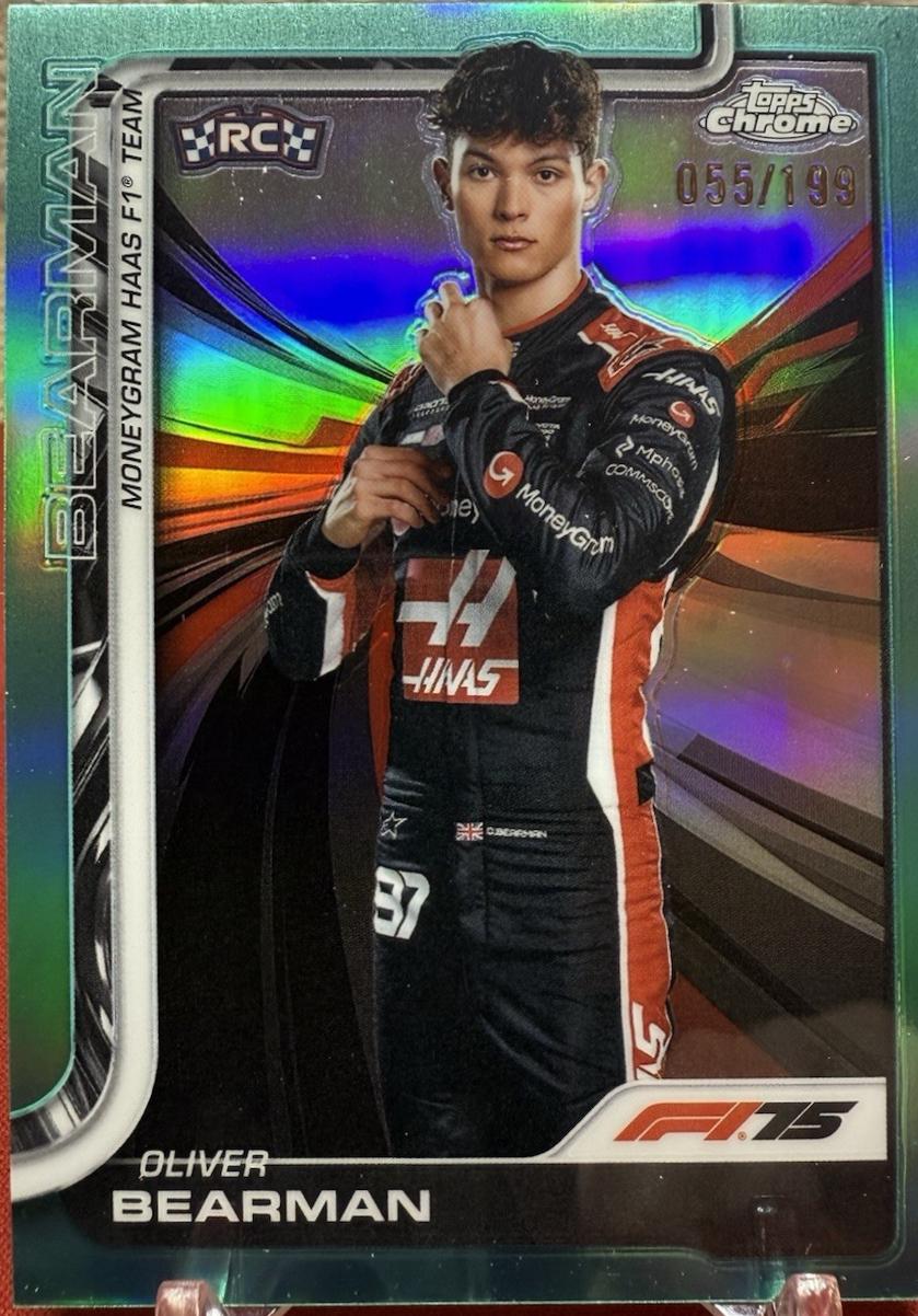 Oliver Bearman [Aqua Refractor] #14