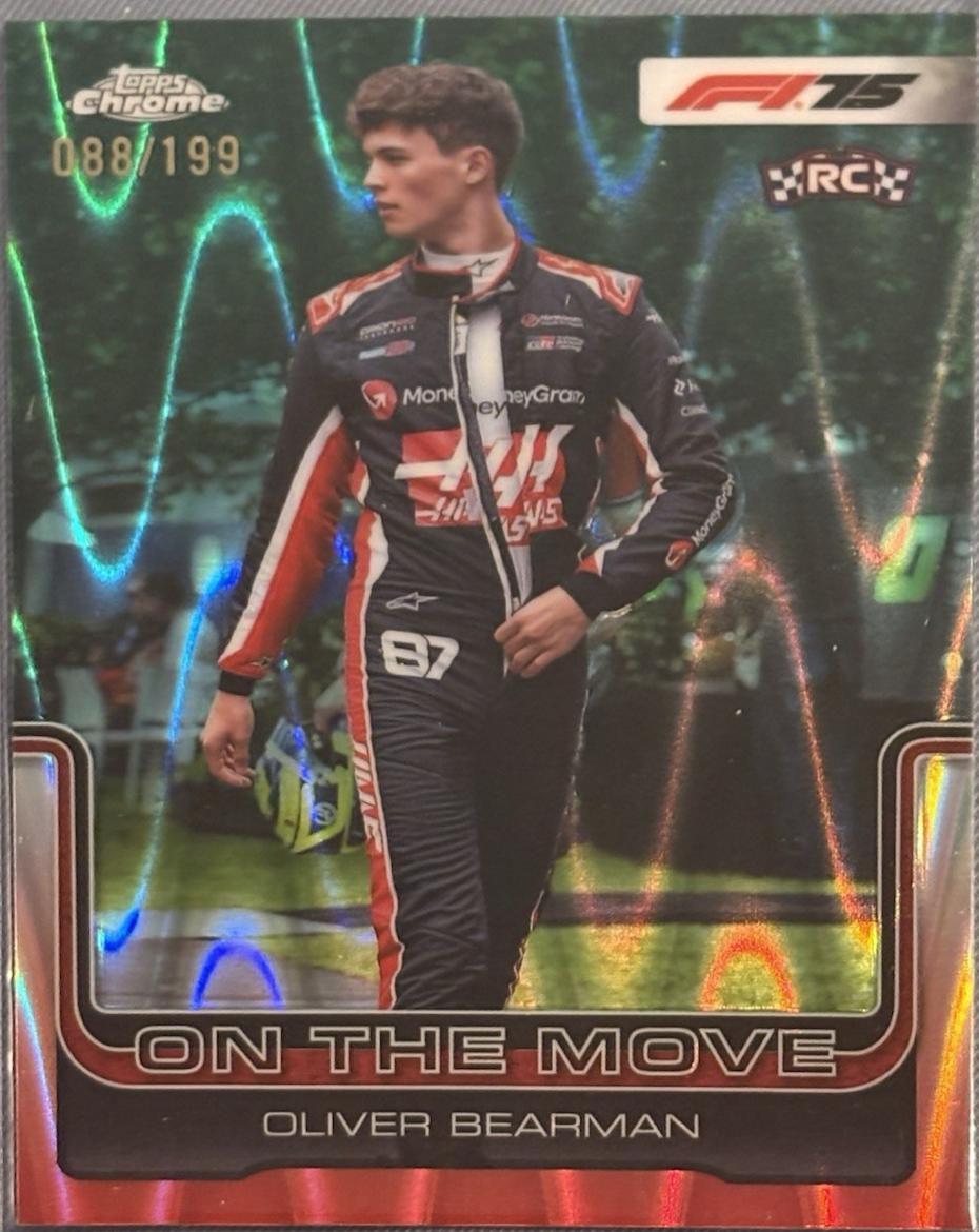 Oliver Bearman [Aqua Refractor] #186