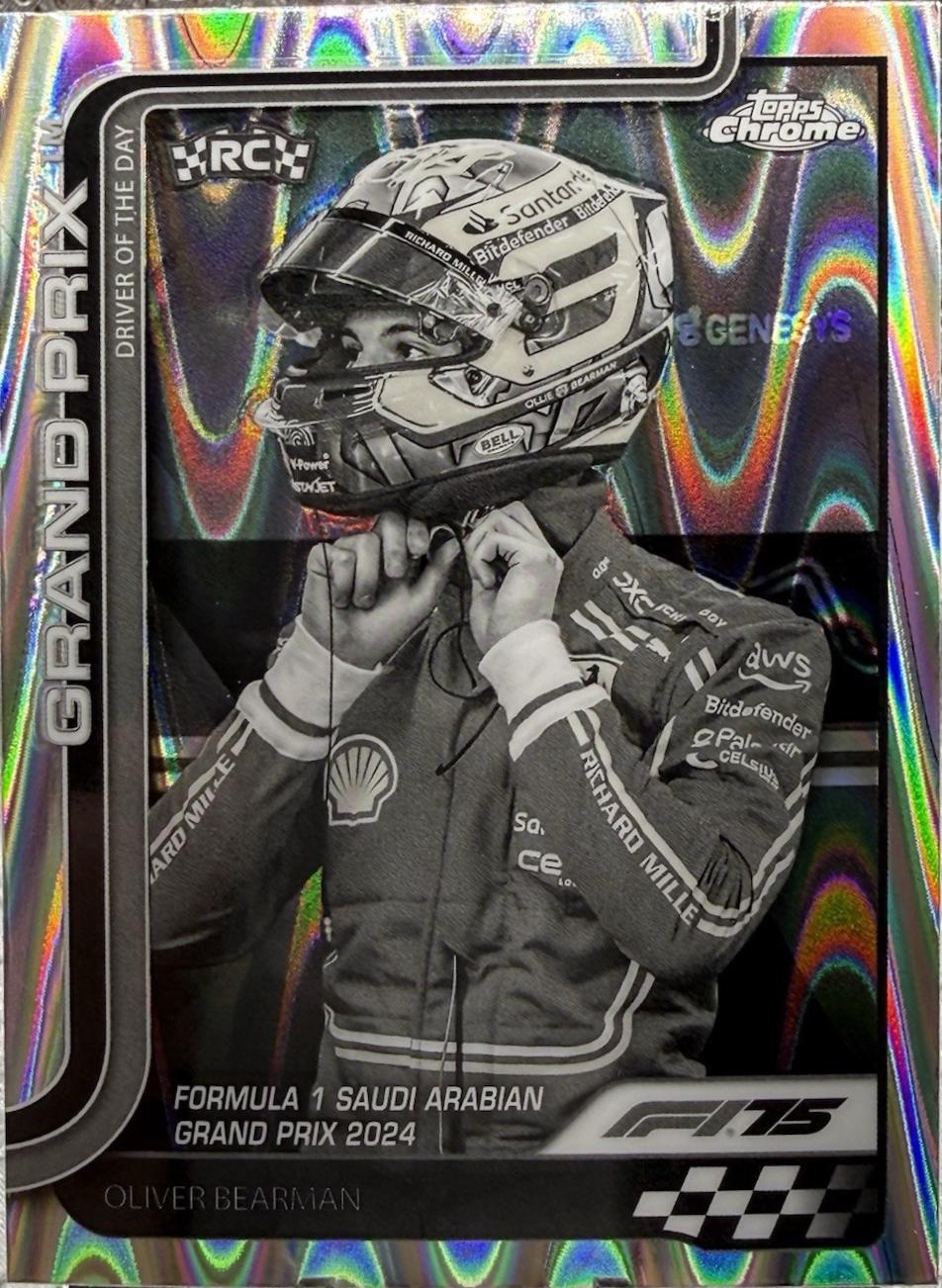 Oliver Bearman [Black White RayWave Refractor] #123