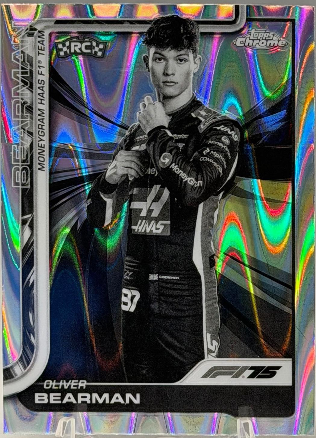 Oliver Bearman [Black White RayWave Refractor] #14