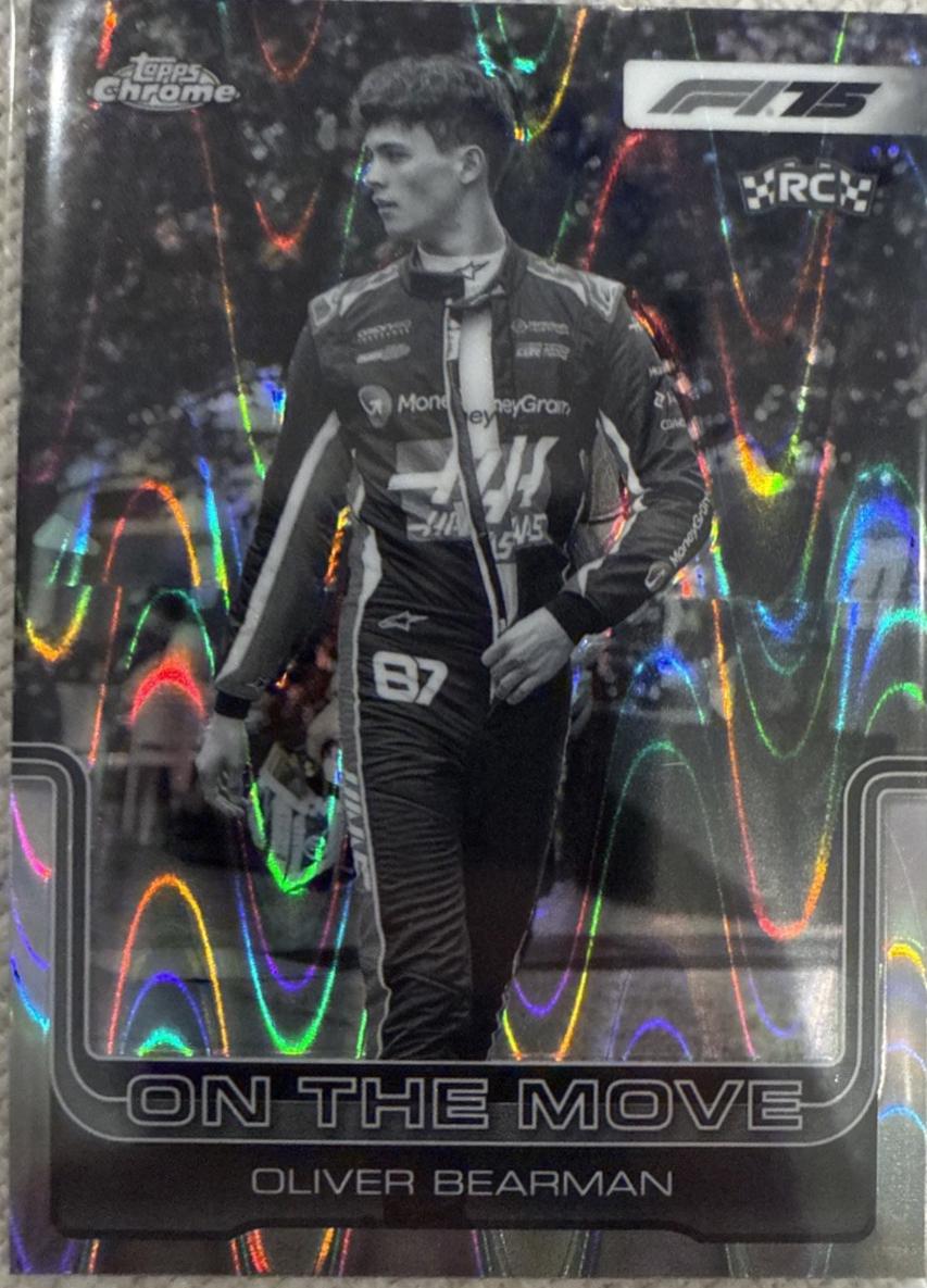 Oliver Bearman [Black White RayWave Refractor] #186