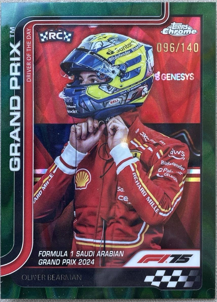 Oliver Bearman [Green RayWave Refractor] #186