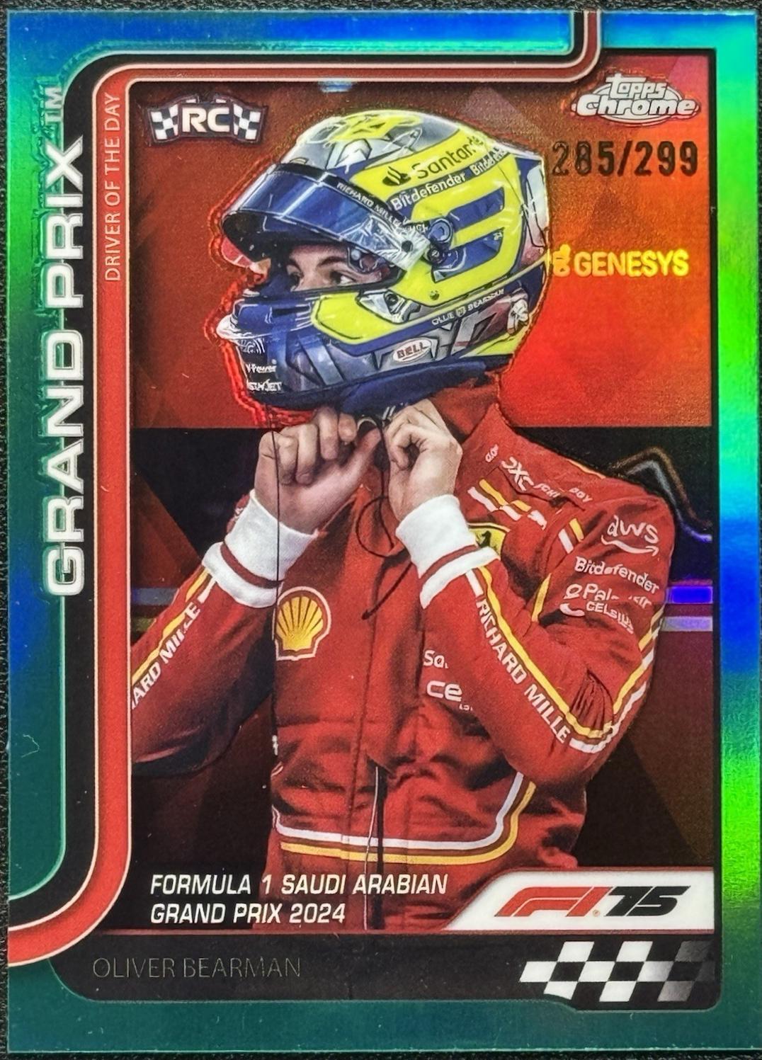 Oliver Bearman [Teal Refractor] #123