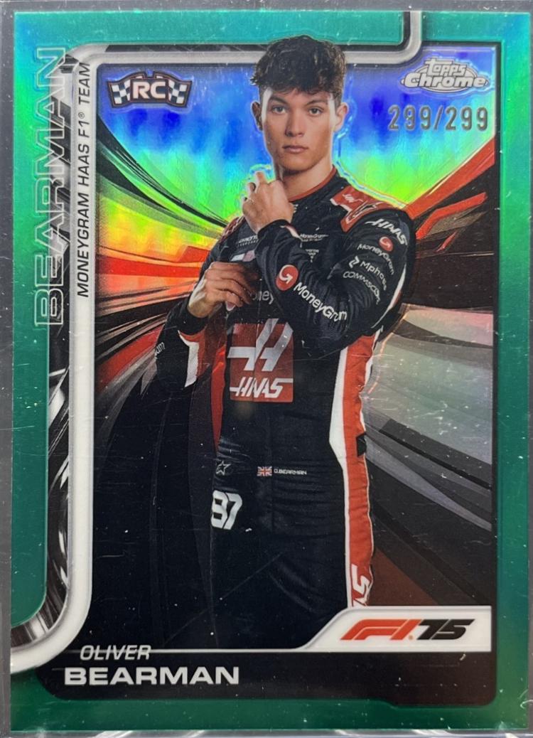 Oliver Bearman [Teal Refractor] #14