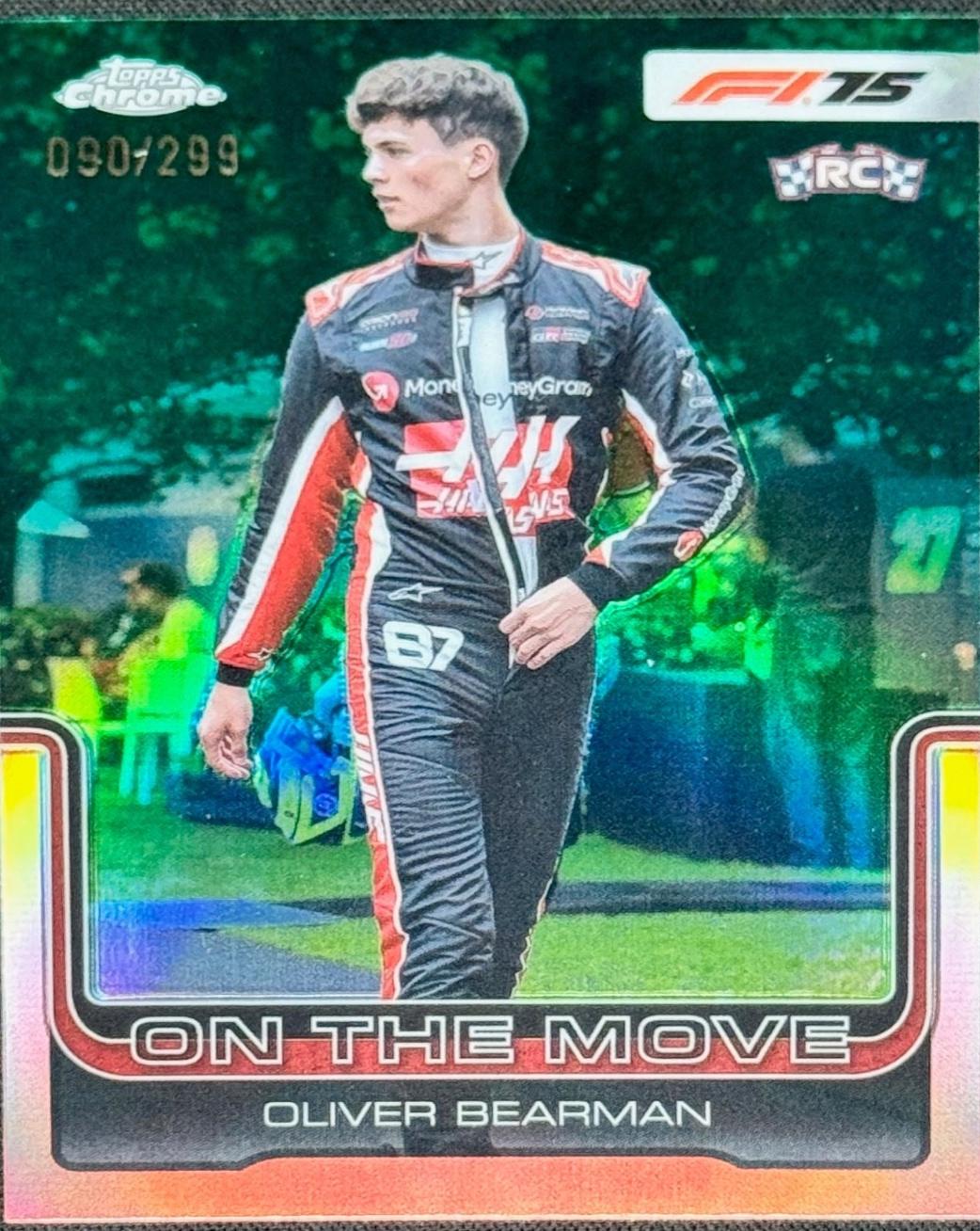 Oliver Bearman [Teal Refractor] #186
