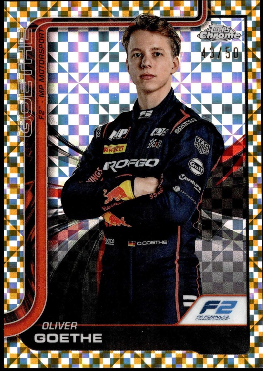 Oliver Goethe [Gold Checker Flag Refractor] #26