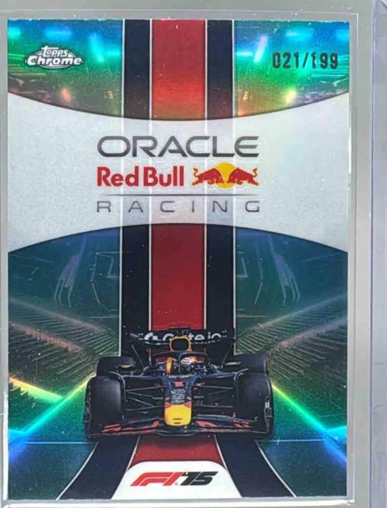 Oracle Red Bull Racing [Aqua Raywave Refractor] #174